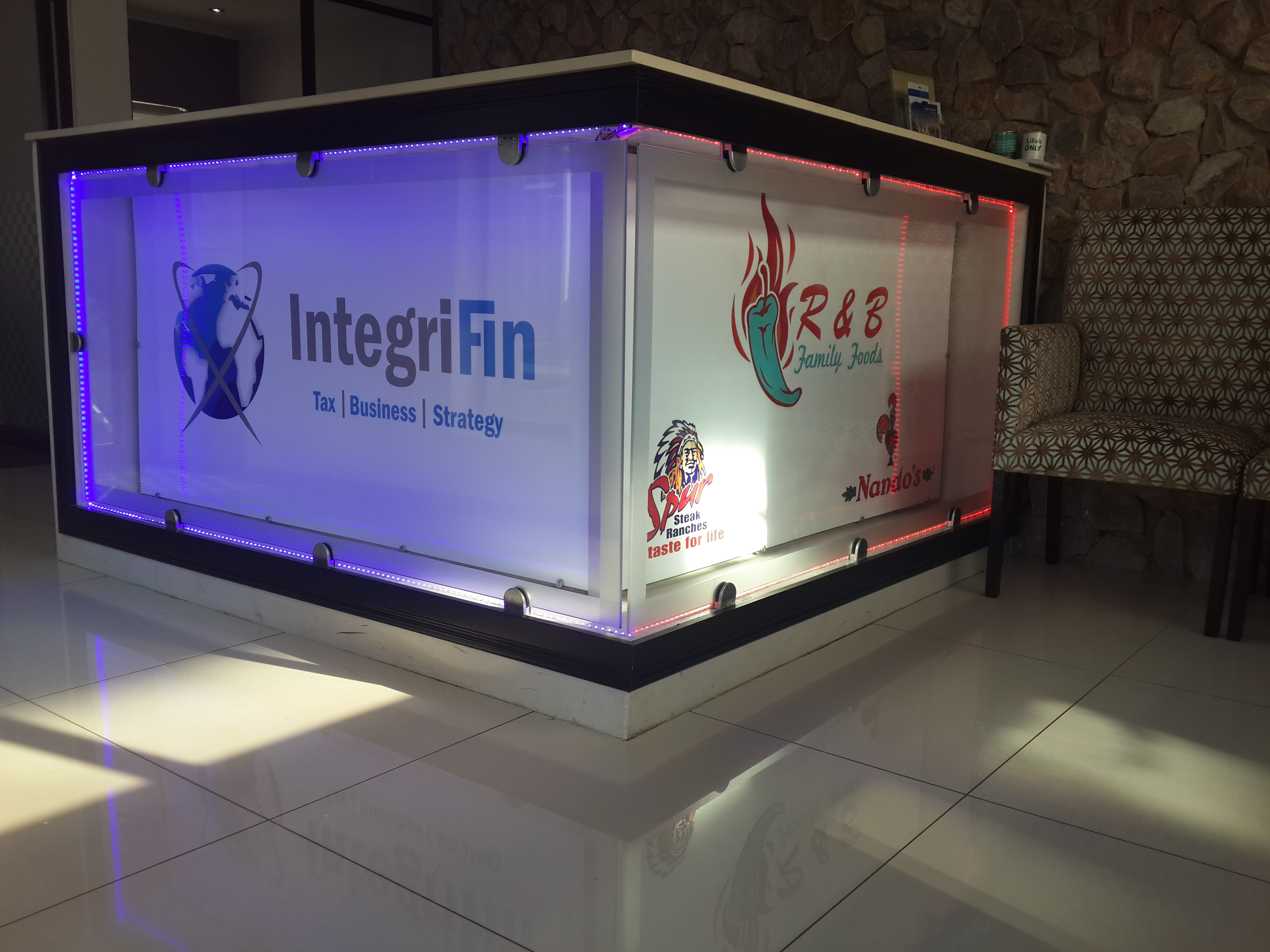 IntegriFin Reception Desk